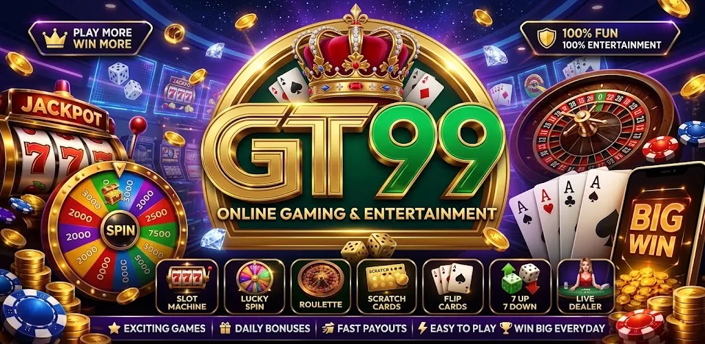 gt99: สัมผัสประสบการณ์คาสิโนออนไลน์ระดับพรีเมียมบน gt99bet